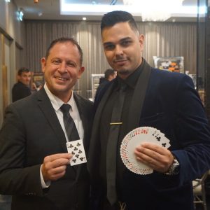 Corporate Magician Marcus Luc booked by Navarra Venue's